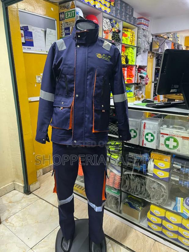 Reflective Engineer Suit- Jacket and Trouser - main view