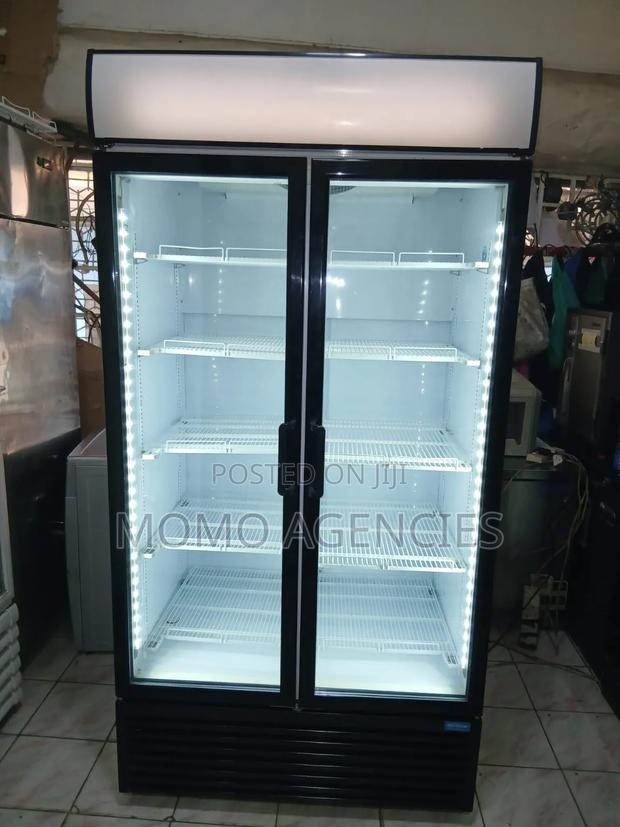 Selling Clean Double Door Display Fridge 1000l - thumbnail 4