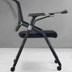 Office Chairs; Foldable Training Seats With Armrest
