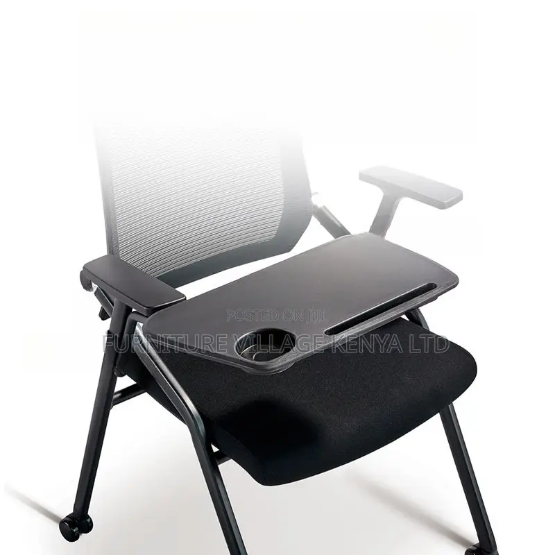 Office Chairs; Foldable Training Seats With Armrest