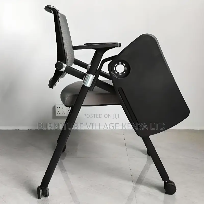 Office Chairs; Foldable Training Seats With Armrest