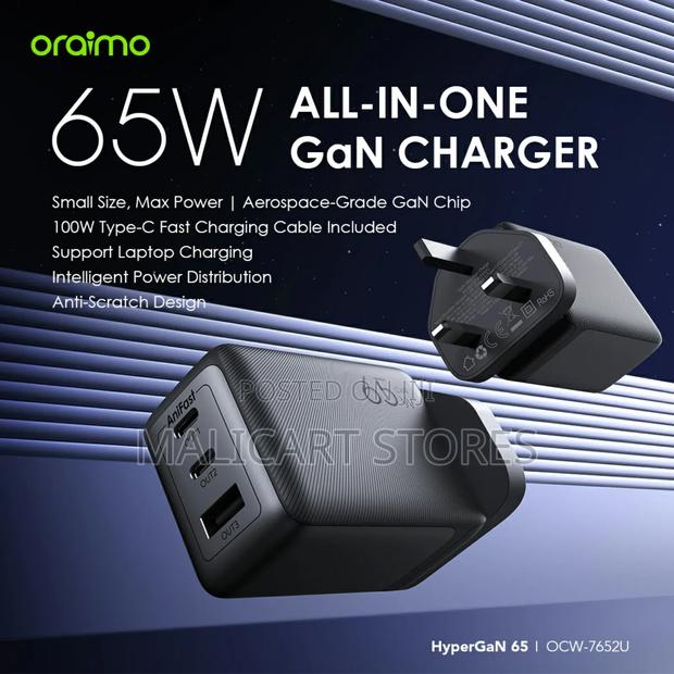 Oraimo Hypergan 65w 7652u+116cc