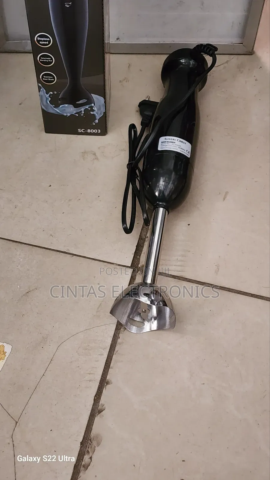 Silver Criest SC-8003S Hand Blender