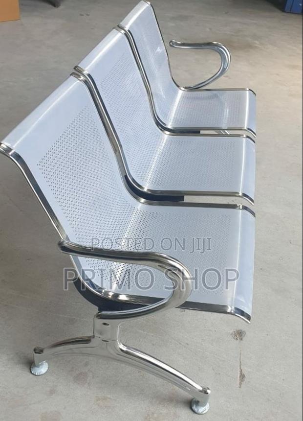 Benches:Mild Steel Three-Seater Waiting Durable Bench - thumbnail 4