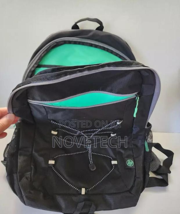 HP 15.6" Active Backpack, Black/Mint Green - 1LU22AA#ABB - thumbnail 2