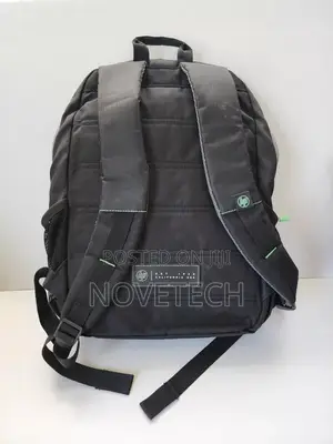 HP 15.6" Active Backpack, Black/Mint Green - 1LU22AA#ABB