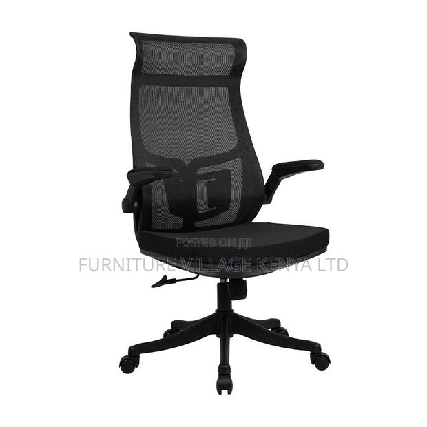 High-Back Executive Orthopedic Seat in Black - thumbnail 2