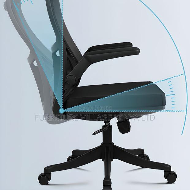 High-Back Executive Orthopedic Seat in Black - thumbnail 6