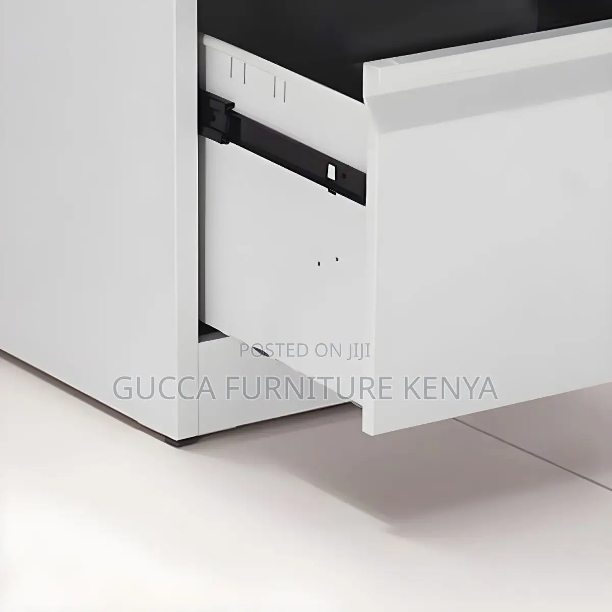 Cabinets:4-Drawer Contemporary Metal File Organizer