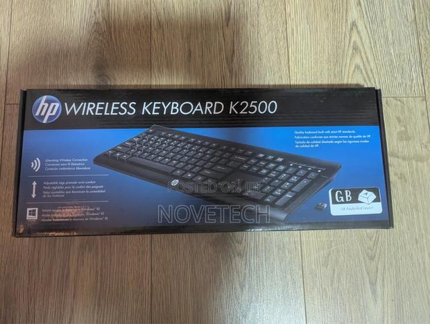 HP Wireless Keyboard,USB Wireless Nano Receiver - main view