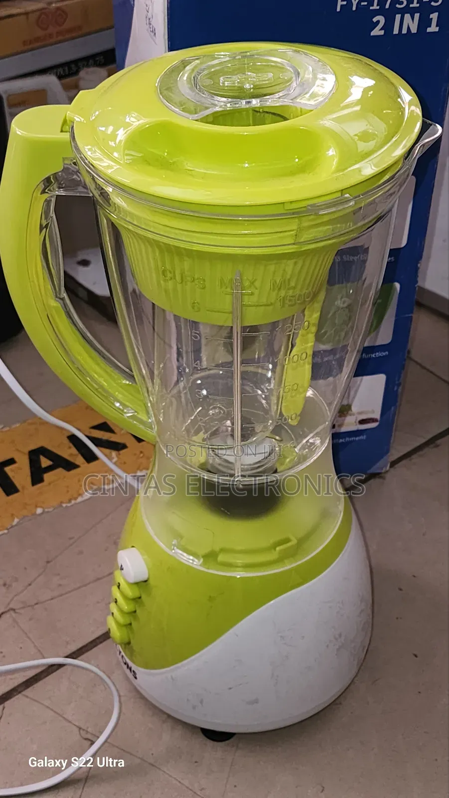 Ailyons FY1731 2in1 Blender 1.5L