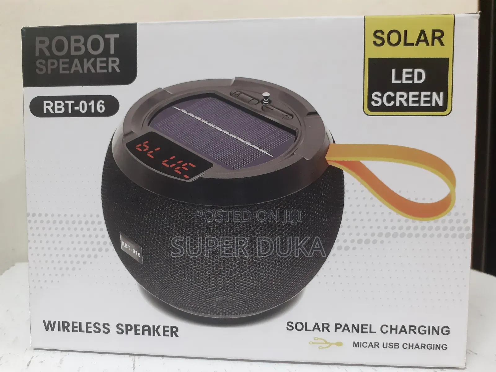 Robot 016 Solar/Electricity Rechargeable Bluetooth Radio