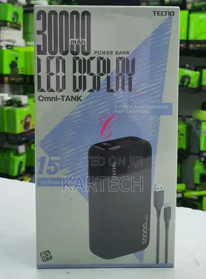 Tecno TPB-P1301 30000mah Omni Tank Power Bank