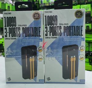 Tecno TPB-103 10000mah Ultra Tank Power Bank - thumbnail 2