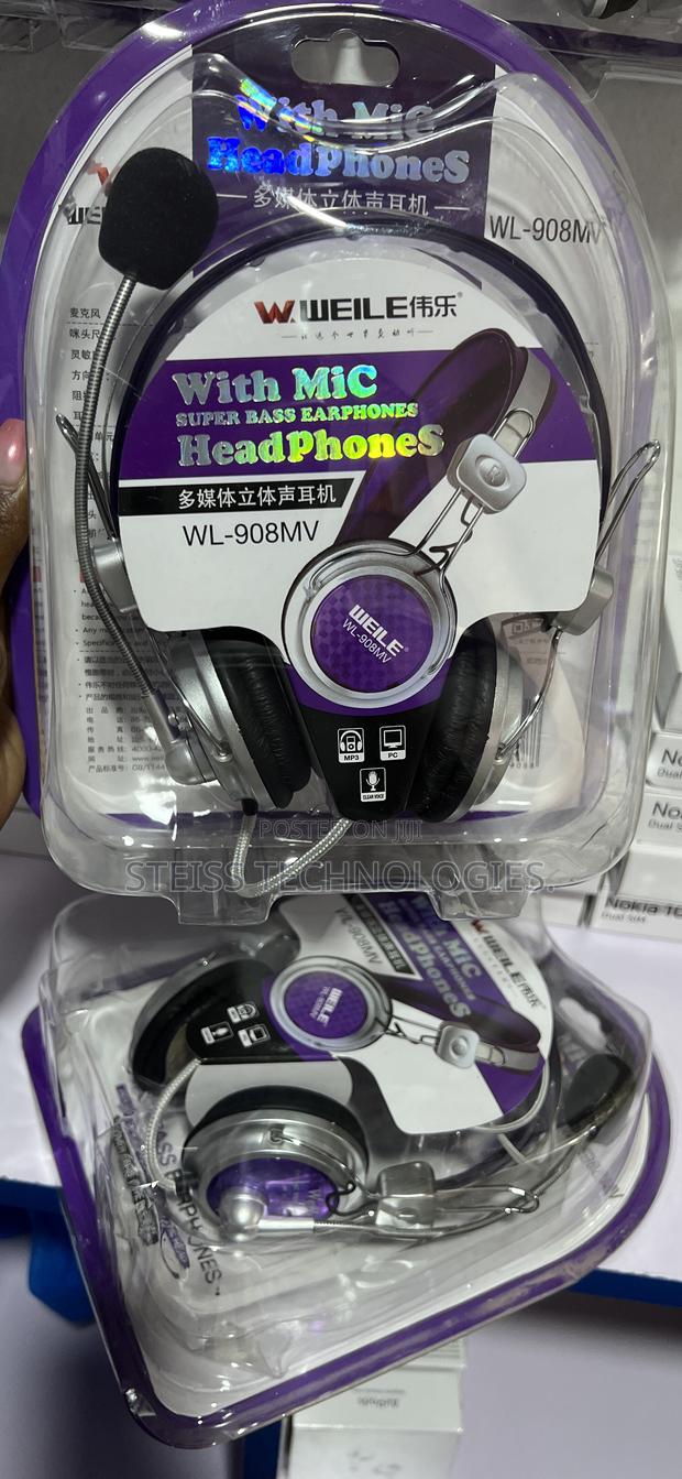 Weile Wired Headphones With Mic - thumbnail 2