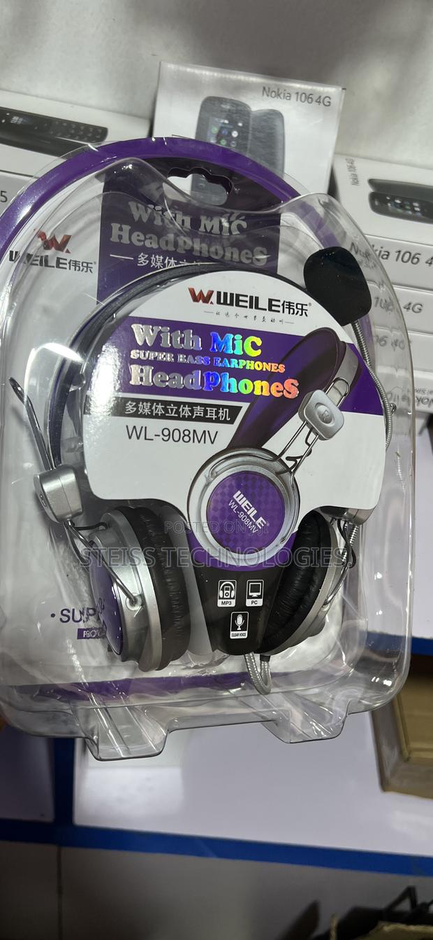 Weile Wired Headphones With Mic