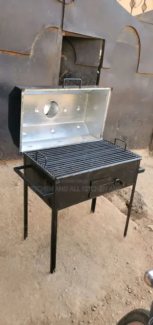Closed BBQ Grill Charcoal Jiko