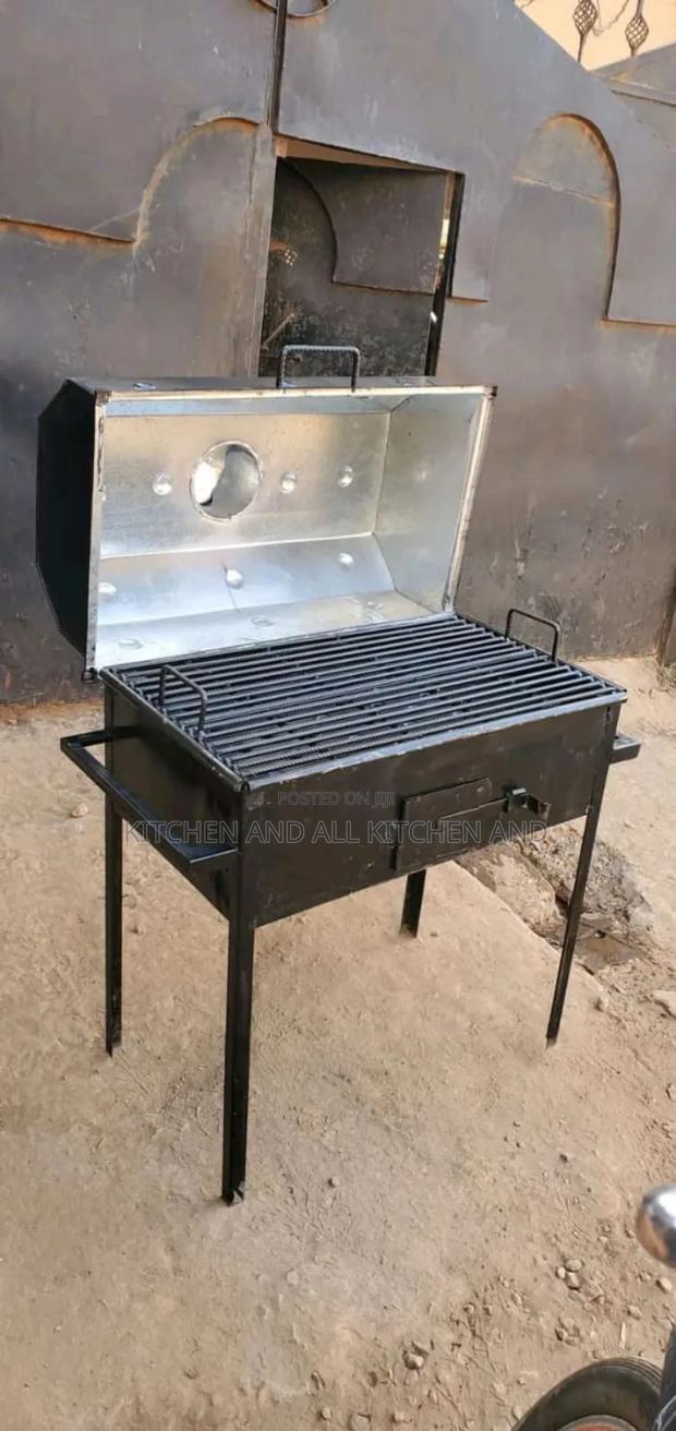 Closed BBQ Grill Charcoal Jiko