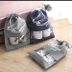 2pc Portable Shoe Storage Bags