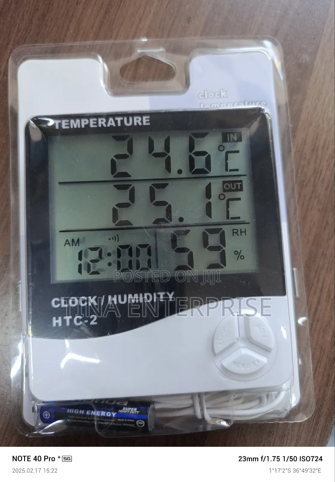 Temperature&Humidity Meter(Htc-2)