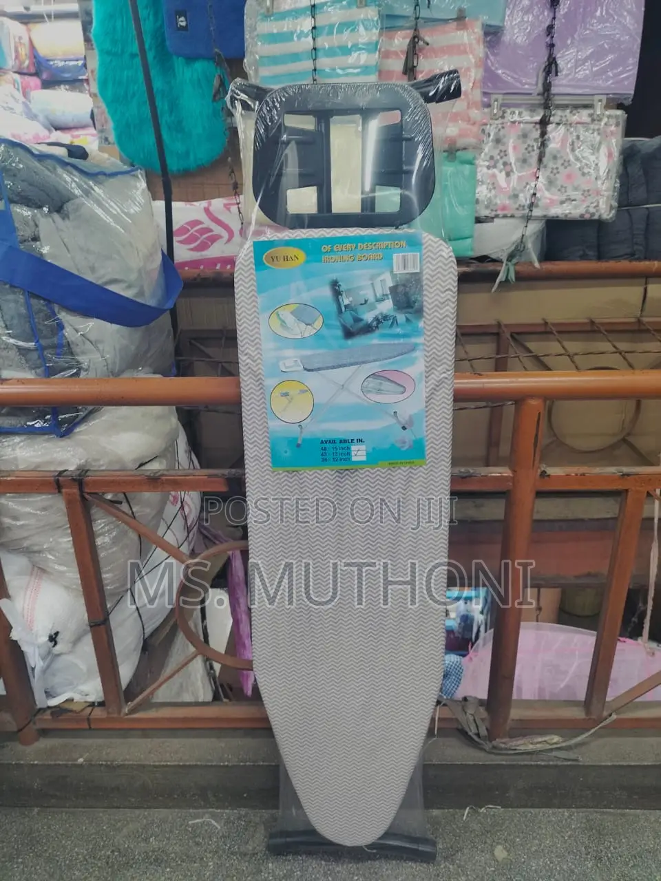 Portable (43*13 Inch ) Foldable Ironing Board 110*33 Cm
