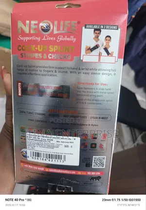 Cock-up Splint