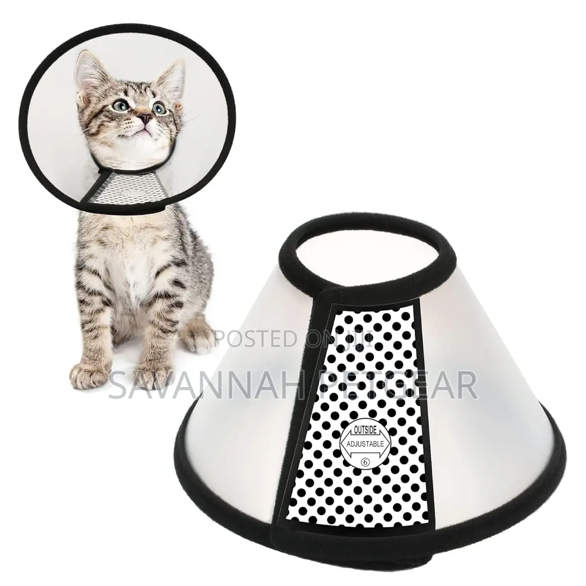 Pet Dog Collar Protective Neck Wound Healing Anti-Bite Ring