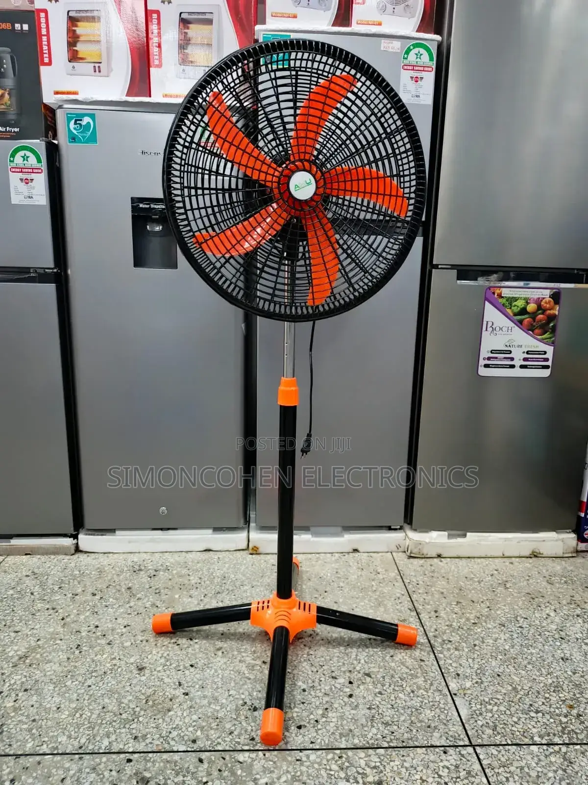 Amu 18 Inches Italian Standing Fan
