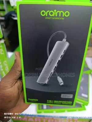 Oraimo Powertrans USB-C Hub 7-in-1 Multi-Functional Adapter