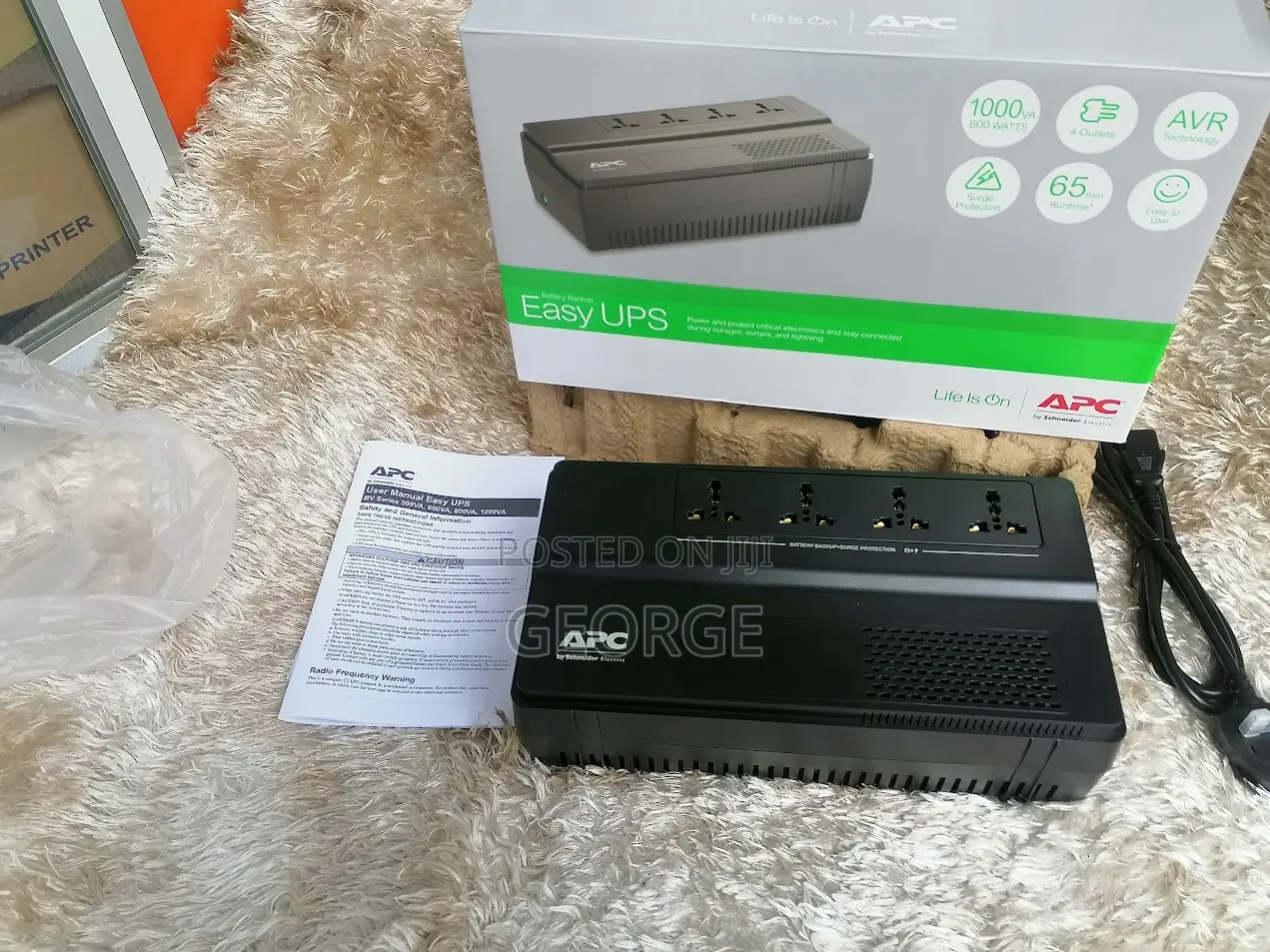 Efficient Apc 1kva Uninterruptible Power Supply Ups