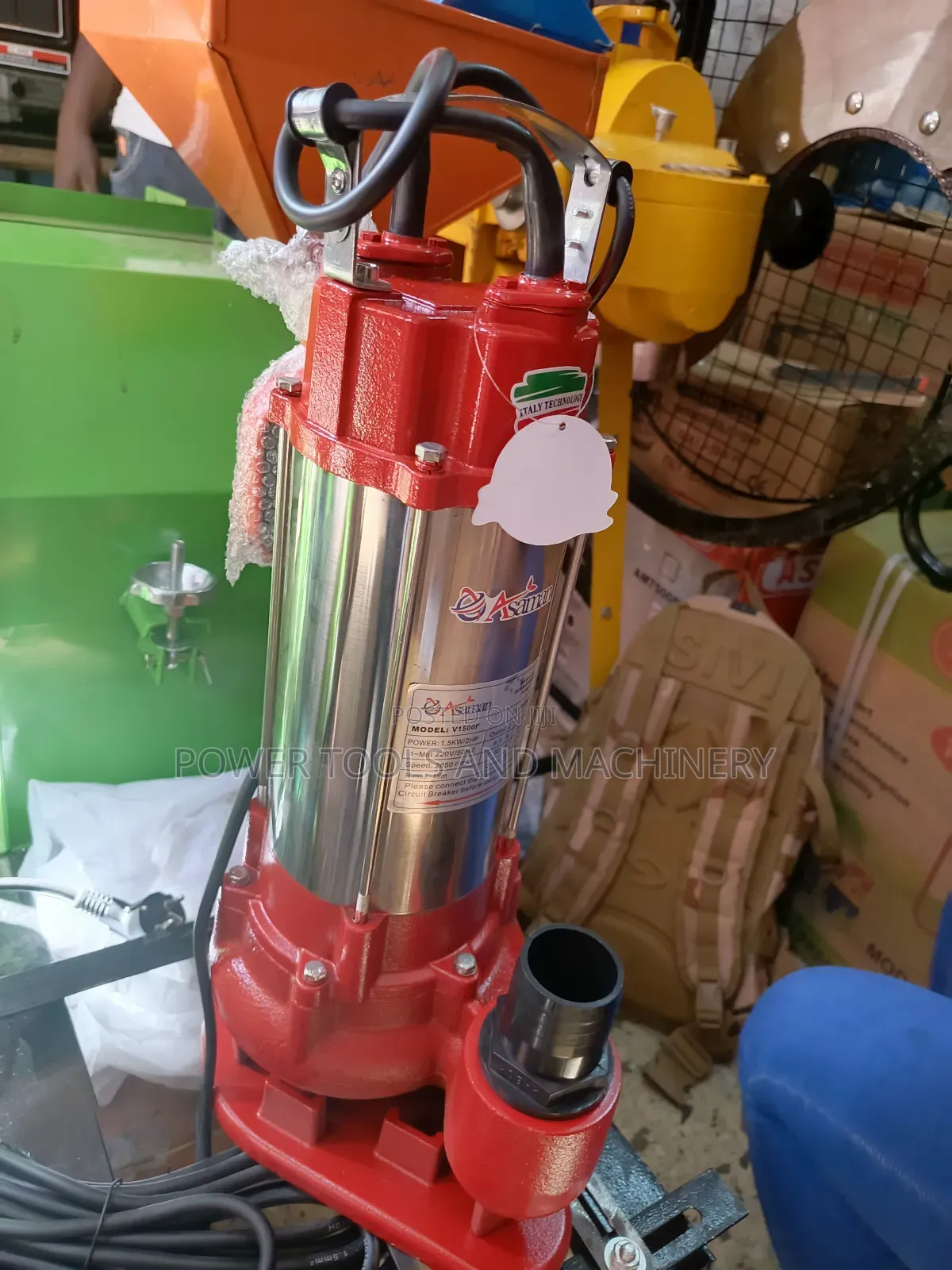 High Pressure Sewage Pump 2hp 2" Outlet 19mtrs Head