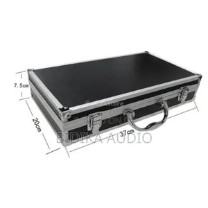 Wireless Microphone Carrying Case Hard Shell Instrument Box