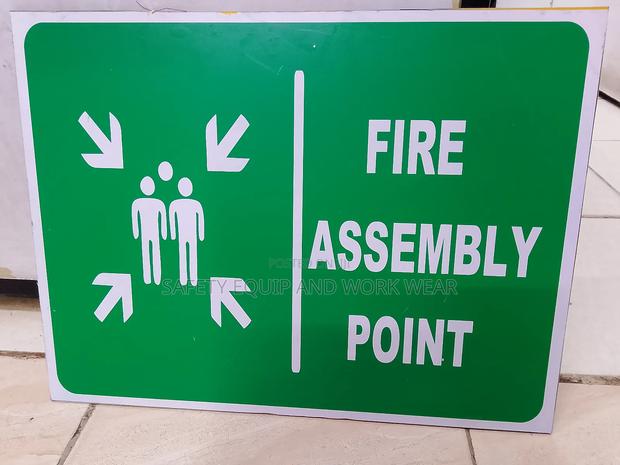 Fire Assembly Point Signage - main view