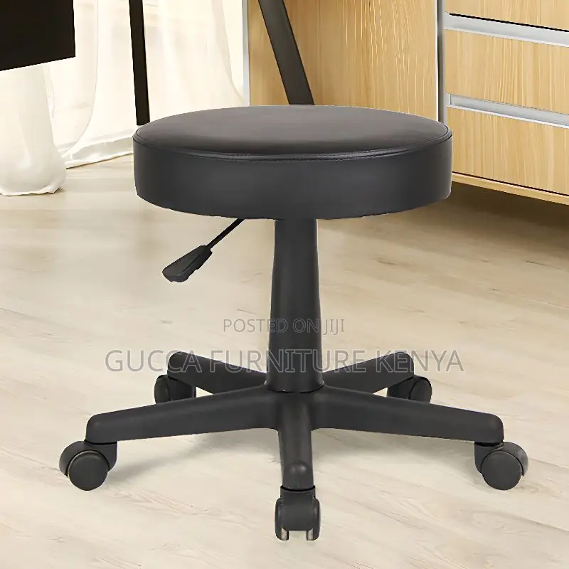 Home Chairs: Portable Swivel Polymer Backless Stool