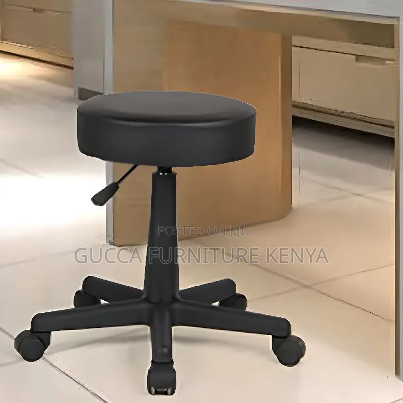Home Chairs: Portable Swivel Polymer Backless Stool