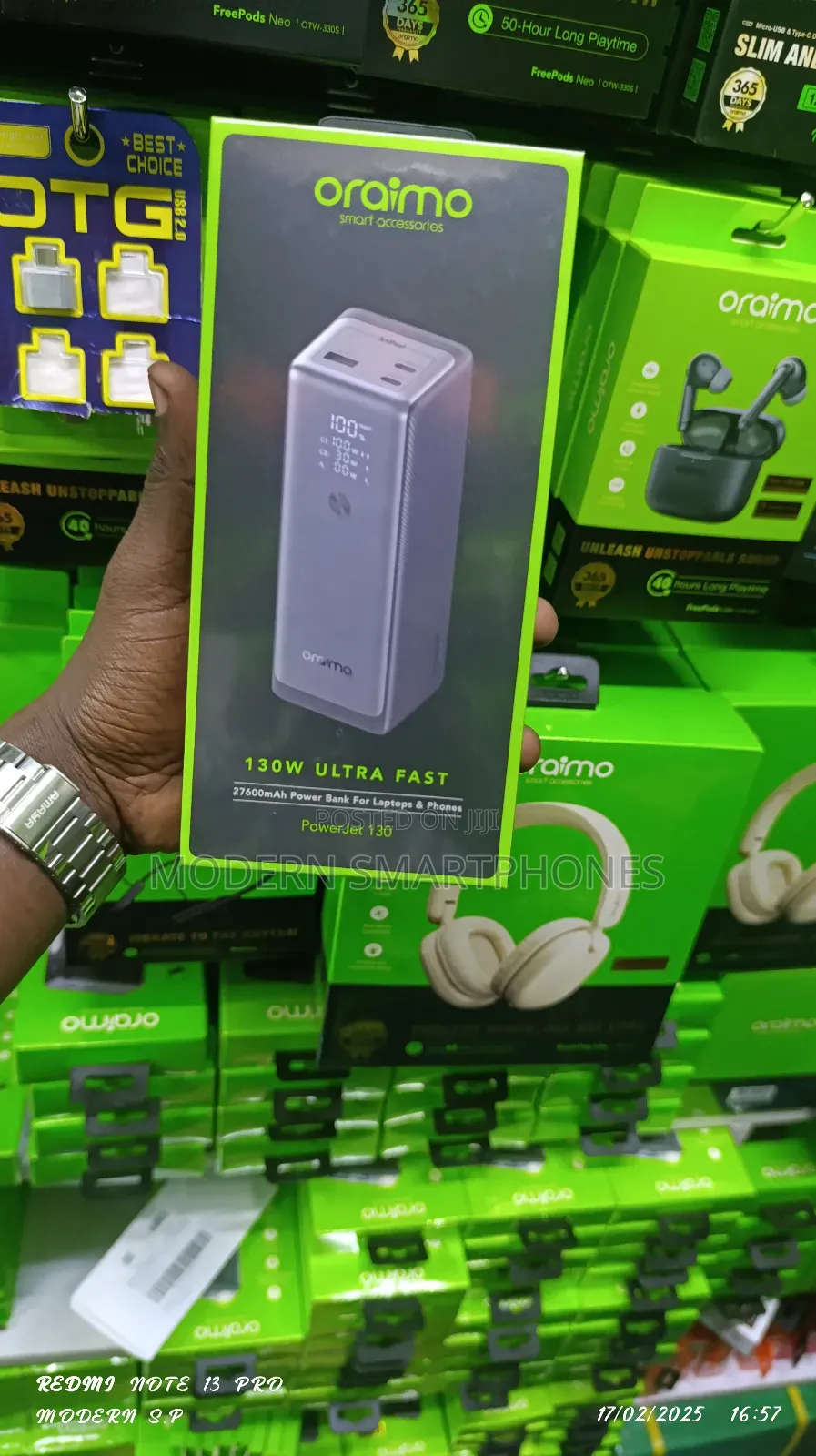 Oraimo Powerjet 130 27600mah 130w Laptop Power Bank