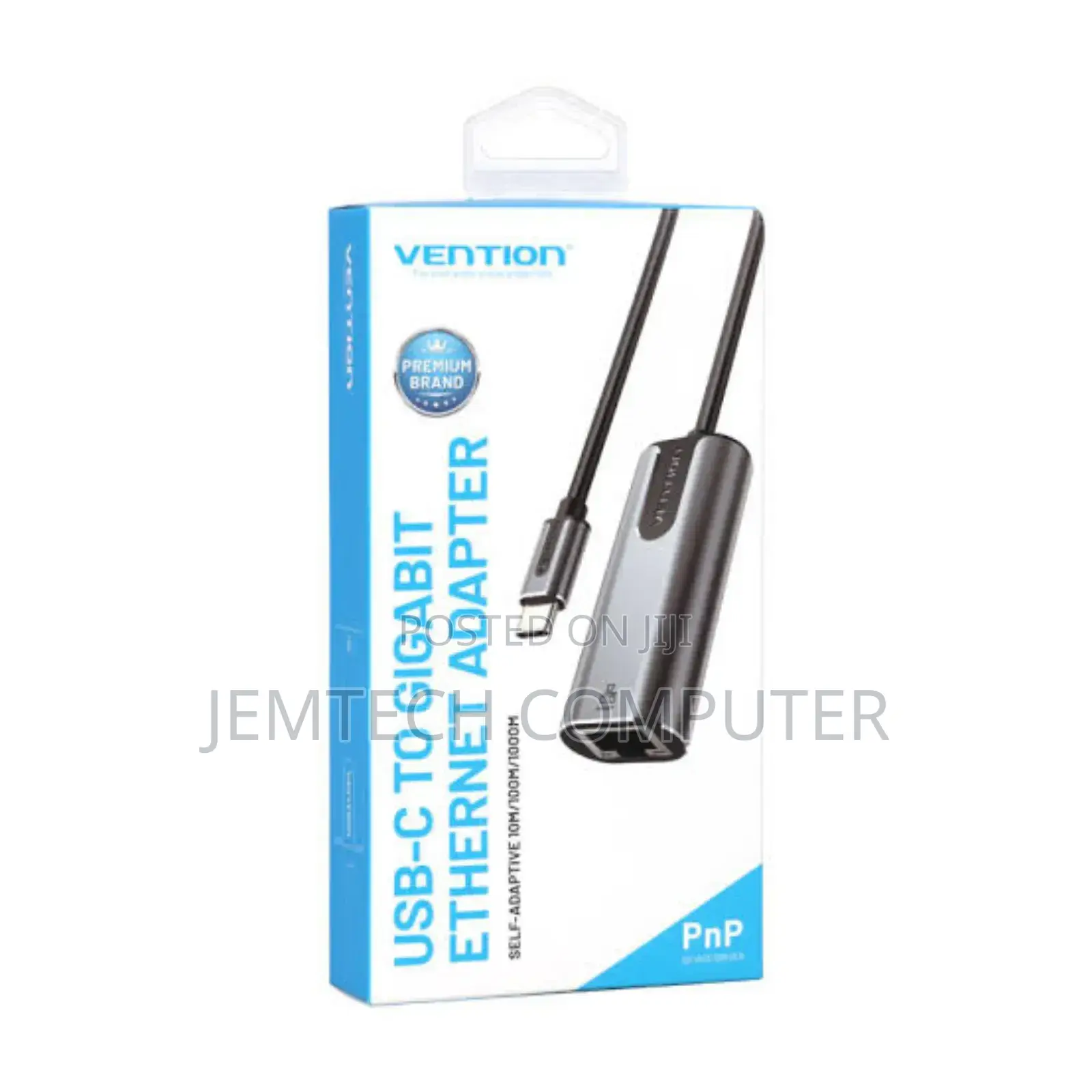 Vention USB-C to Gigabit Ethernet Adapter 0.15M Gray