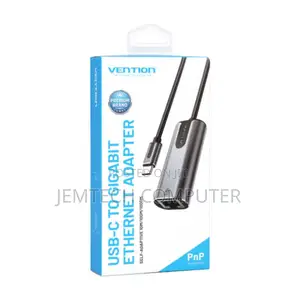 Vention USB-C to Gigabit Ethernet Adapter 0.15M Gray