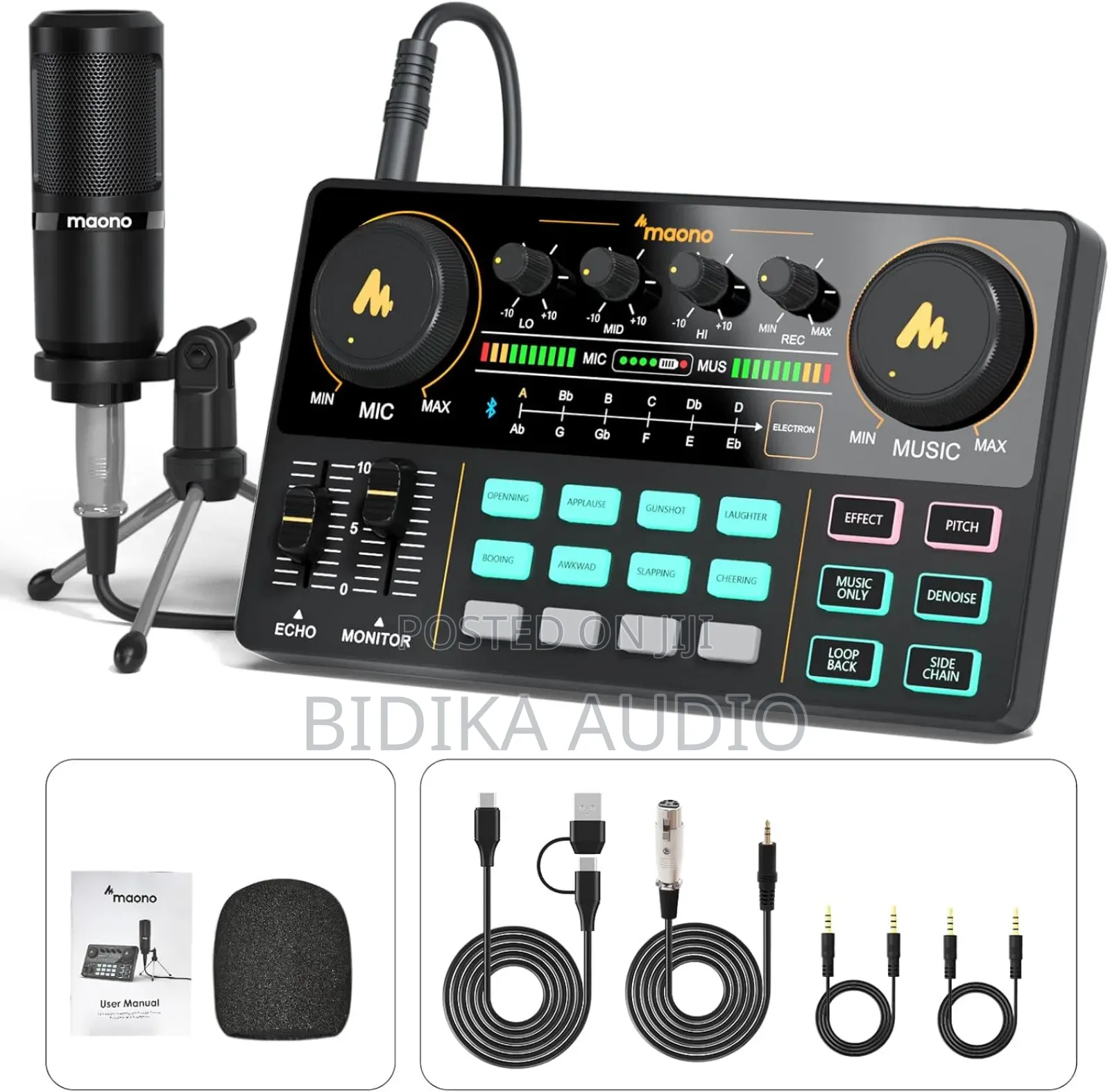 Maono Podcast Equipment Bundle Audio Mixer