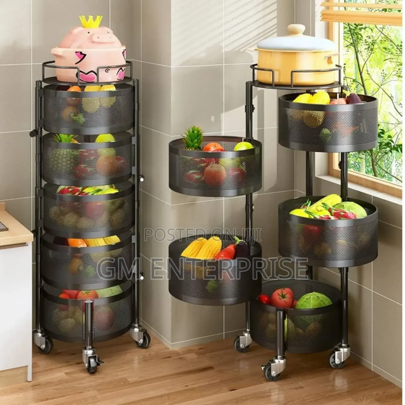 *Metallic 5tier Fruittrack