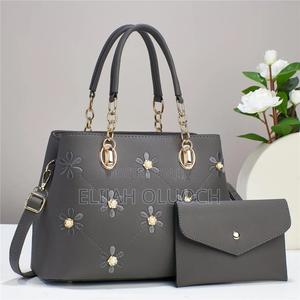 Flowered 2in1 Classic Handbag - thumbnail 2