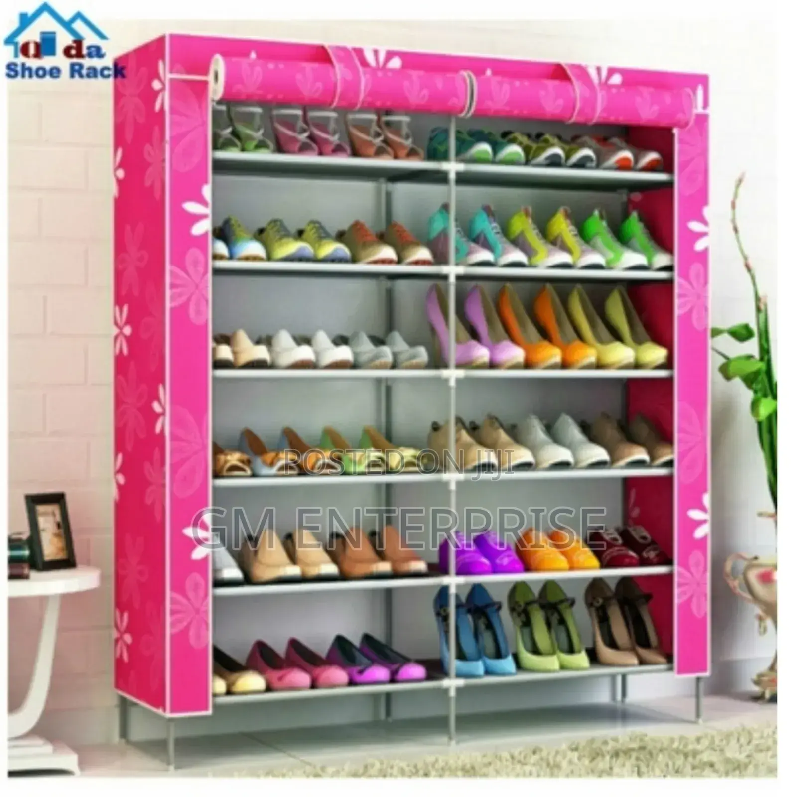 Shoe Rack, Double Shoe Rack With 36pairs