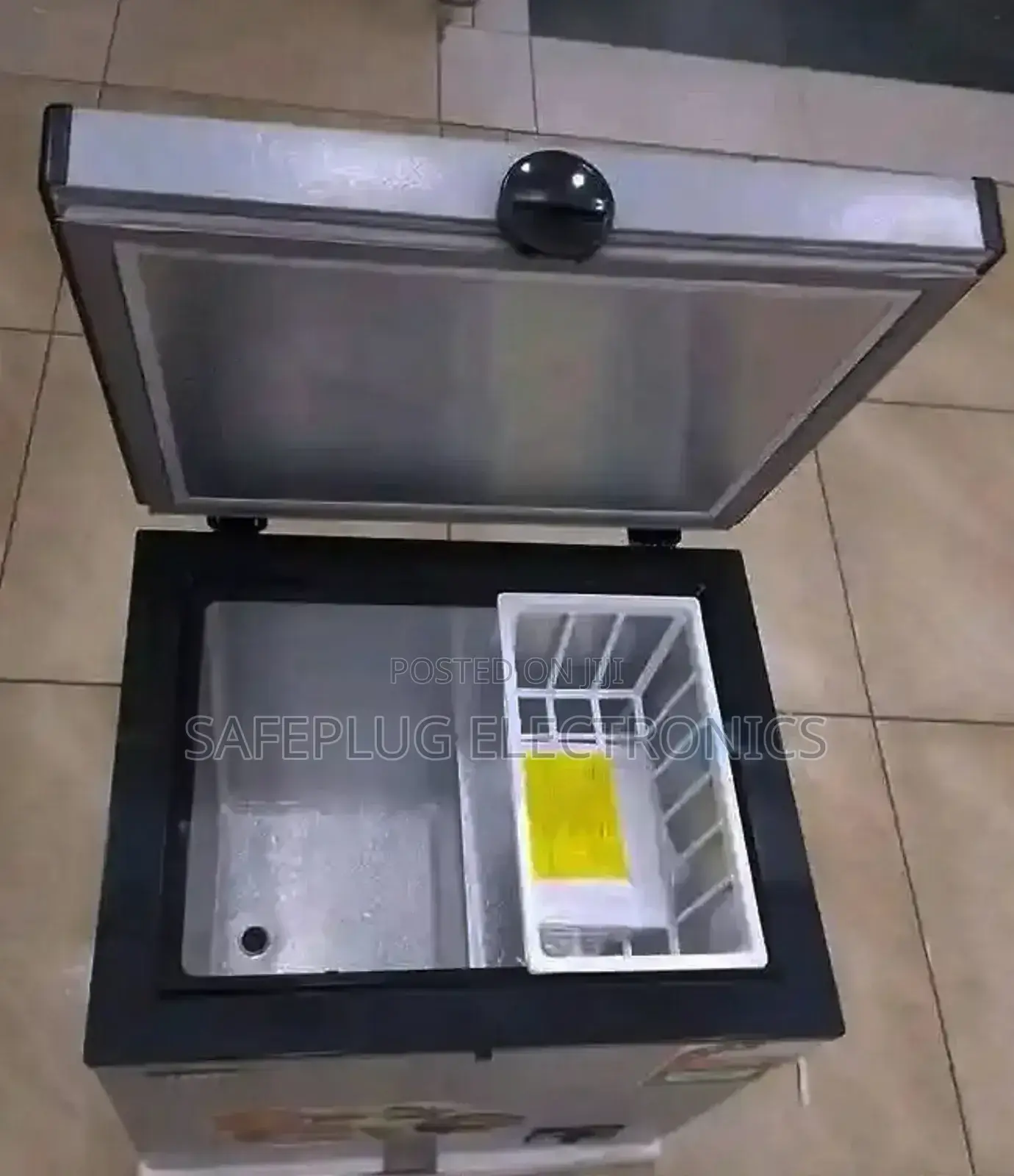 Ice Maker - Ecomax 60l Manual Freezer Silver Grey
