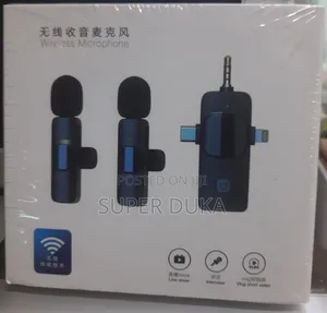 Wireless Lavalier.Type C,iPhone,3.5mm Plug N Play Microphone