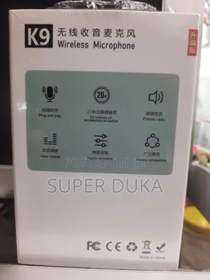 Wireless Microphone. Clear Timber.20M Range