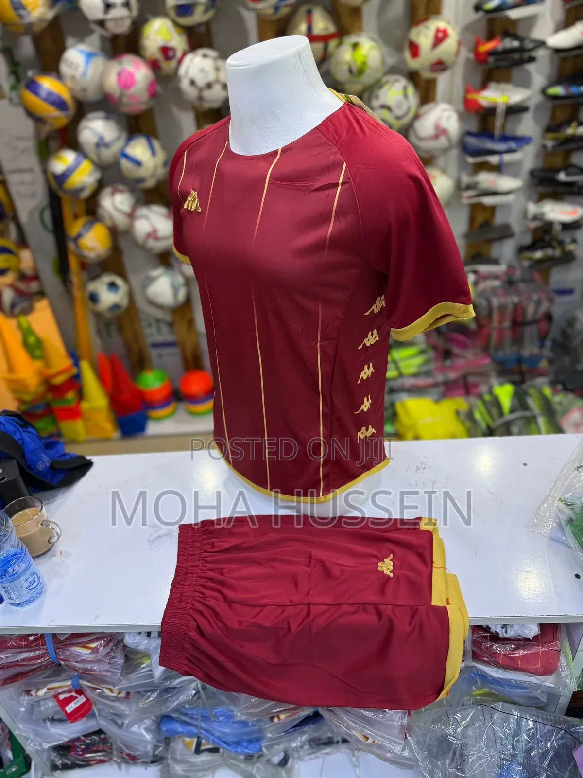 Maroon Kappa Football Kits