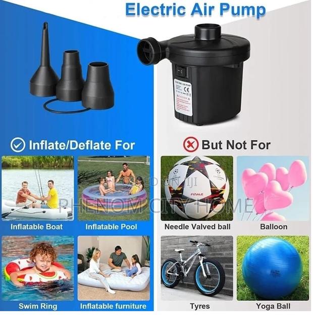 Inflator/Deflator Electric Air Pump Available