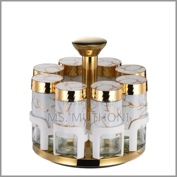 Marble Spice/ Condiment Rotating Rack