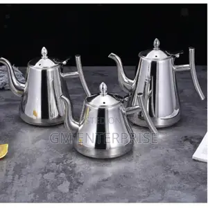 2L Stainless Steel Tea Pot With Infusion Set