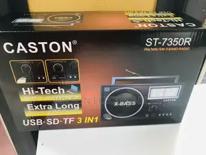 Rechargeable Caston Fm Radio. ST-7350R